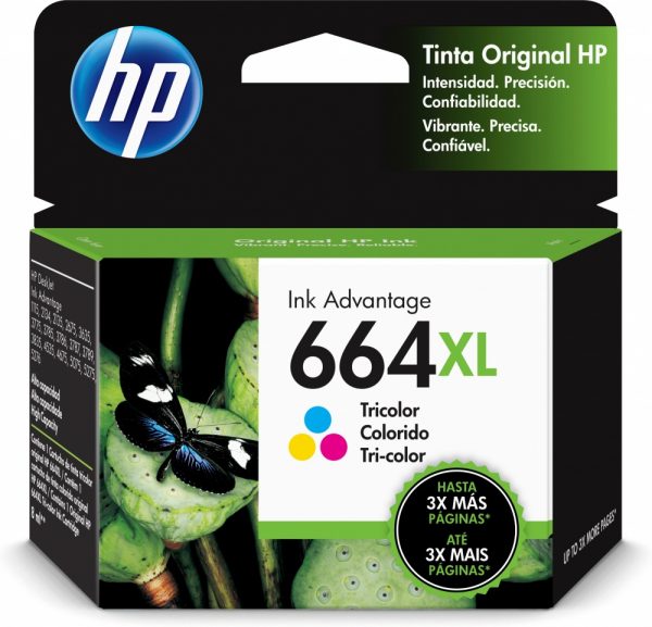 CARTUCHO HP 664 XL TRICOLOR ORIGINAL