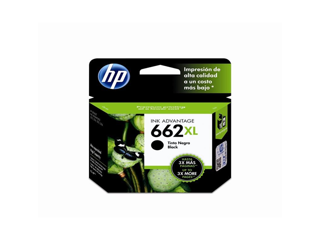 CARTUCHO HP HP 662 XL NEGRO ORIGINAL