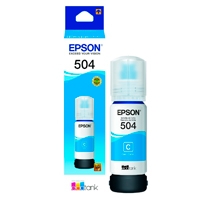 TINTA EPSON  T504 CYAN ORIGINAL