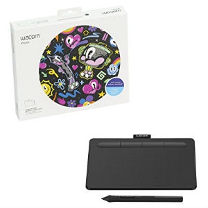 Tableta Gráfica Wacom Intuos Pluma Creativa - 15.2 X 9.5 Cm - Digitalizador - Electromagnético - 4 Botones - USB - Negro Modelo: CTL4100