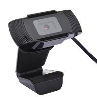 CAMARA WEB GHIA 720P / WEBCAM USB IDEAL PARA EQUIPOS DE ESCRITORIO / COLOR NEGRO / MICROFONO 3.5MM