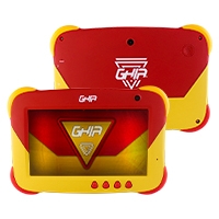 TABLET GHIA 7 KIDS/A50 QUADCORE/1GB RAM/16GB /2CAM/WIFI/BLUETOOTH/2500MAH/ANDROID 9 /ROJA