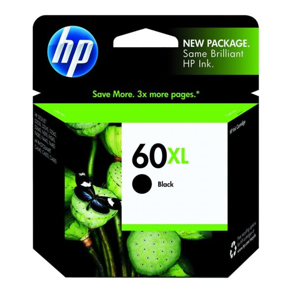 CARTUCHO ORIGINAL HP 60 XL NEGRO