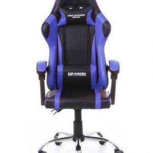 SILLA  GAMER  DRAGON XT  HASTA  150Kg, Negro/Azul