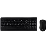 TECLADO Y MOUSE ALAMBRICO /ACTECK/CONEXION USB /COLOR NEGRO/AC-916639