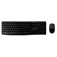 KIT TECLADO Y MOUSE INALAMBRICO RECEPTOR USB ACTECK KT25 NEGRO AC-931755