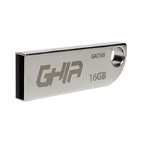 MEMORIA GHIA 16GB USB METALICA 2.0 COMPATIBLE CON ANDROID/WINDOWS/MAC