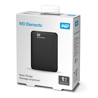 DISCO DURO EXTERNO PORTATIL 1TB WD ELEMENTS NEGRO 2.5/USB3.0/WIN