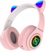 AUDÍFONOS ON-EAR BT CON  OREJAS NECNON NCAB0701RG, ROSA