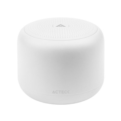 BOCINAS GLEE TINY AP410 ACTECK / BLUETOOTH 5.0 / TWS / PROTECCION CONTRA AGUA IPX7 / 5W / USB C / RECARGABLE 8HRS / BLANCO / AC-935074