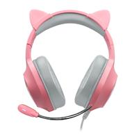 AUDIFONOS GAMER BALAM RUSH / ALAMBRICOS SONOROUS HS750 / ILUMINACION RGB / 3.5 Y USB / CANCELACION DE RUIDO PASIVA / MICROFONO FLEXIBLE, ANGULO AJUSTABLE / COLOR ROSA