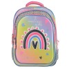 MOCHILA ESCOLAR ARCOIRIS PARA NIÑAS MULTIPLES COMPARTIMENTOS EXPLORER PERFECT CHOICE