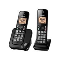 TELEFONO PANASONIC KX-TGC352MEB INALAMBRICO BASE + HANDSET PANTALLA LCD COLOR AMBAR TECLADO ILUMINADO ALTAVOZ IDENTIFICADOR DE LLAMADAS 50 NUMEROS EN DIRECTORIO (NEGRO)