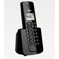 TELEFONO PANASONIC KX-TGB110MEB INALAMBRICO BASICO 20 NUMEROS IDENTIFICADOR DE LLAMADAS, 50 NUMEROS DIRECTORIO LOCALIZADOR DE AURICULAR (NEGRO)