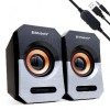 BOCINA BROBOTIX MULTIMEDIA NEGRA / PLATA AUDIO 3.5MM ALIMENTACION USB